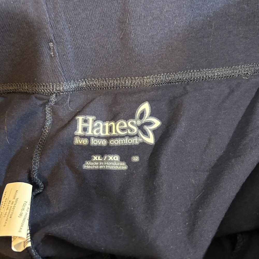 Women's Hanes® Jersey Drawstring Short Grey - Picture 4 of 4